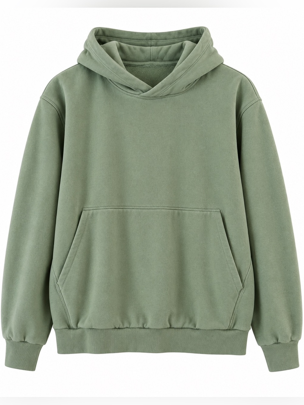 Lululemon Men's Steady State Pullover Hoodie Sage Green M3ERZS Cotton Blend M